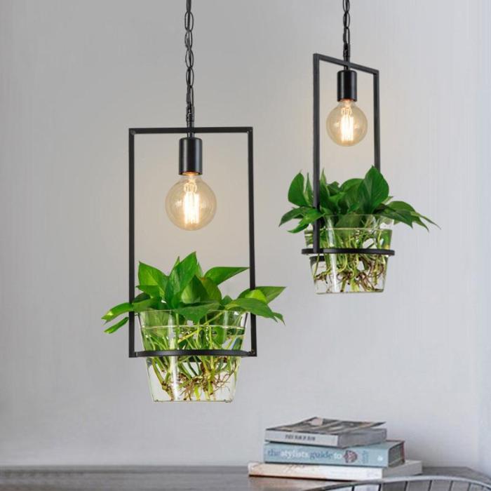 Hanging plant light