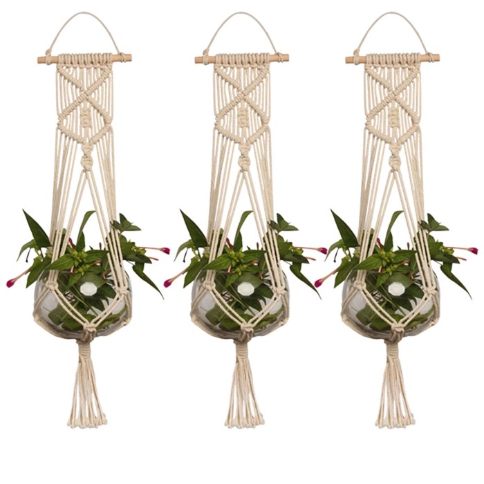 Hanging Plants Indoor | Eekit Macrame Plant Hanger: Indoor and Outdoor Greenery Elevated