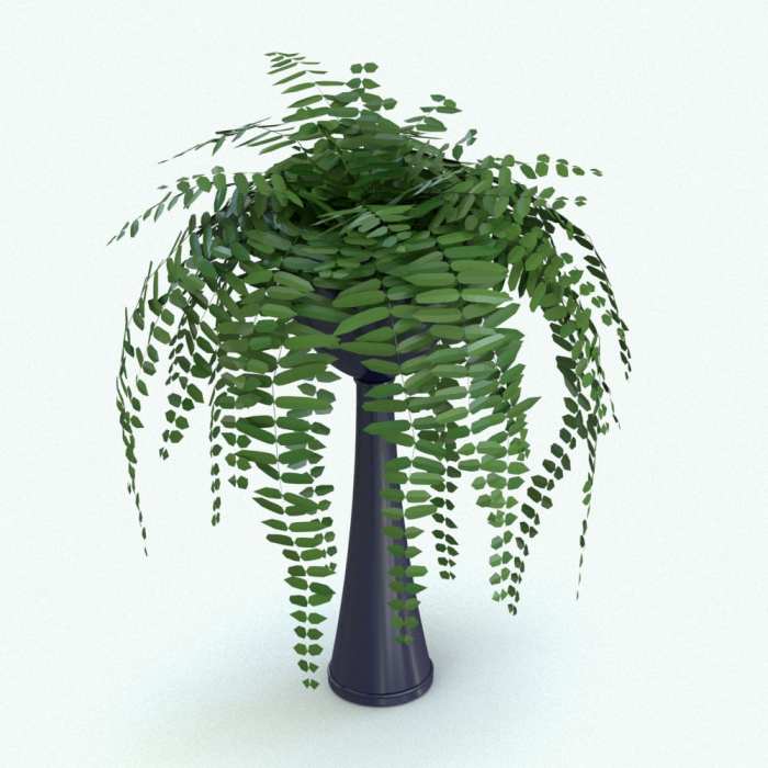 Hanging Plants Indoor | 10 Hanging Plants Revit Family Free Download: Enhance Your Designs with Realistic Greenery