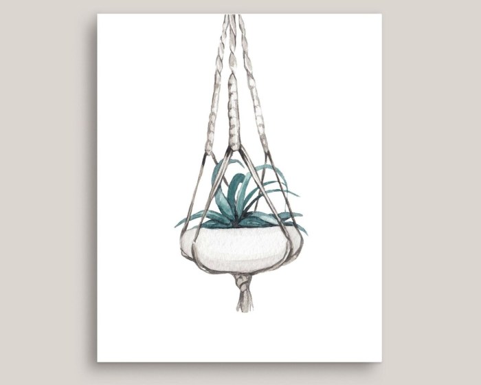 Hanging Plants Indoor | 10 Hanging Plants Paintings: A Vibrant Tapestry of Nature's Beauty