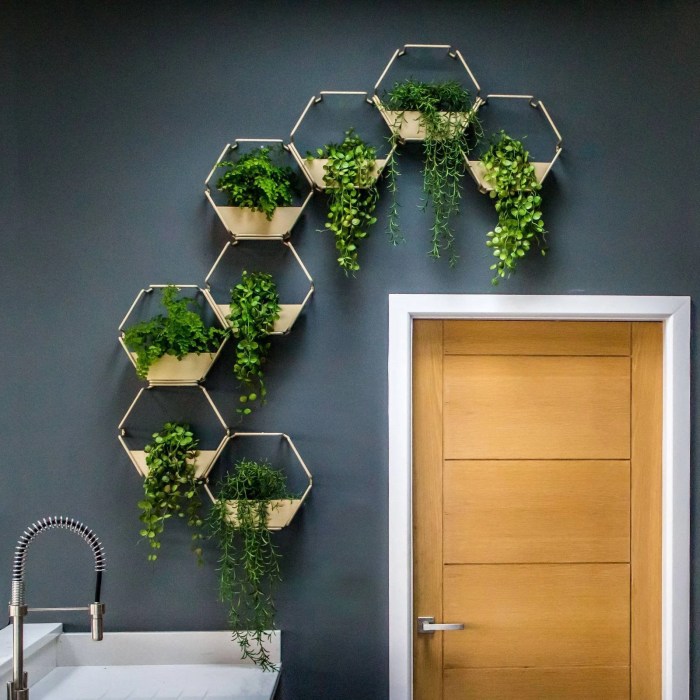 Hanging Plants Indoor | Modern Wall Planter Indoor: Elevate Your Home Decor with Greenery