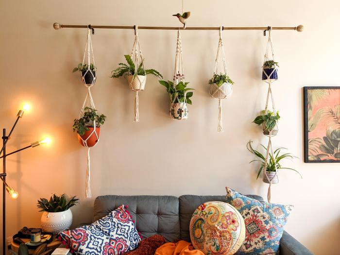 Hanging Plants Indoor | Hanging Plants Curtain Rod: A Guide to Beautify Your Space